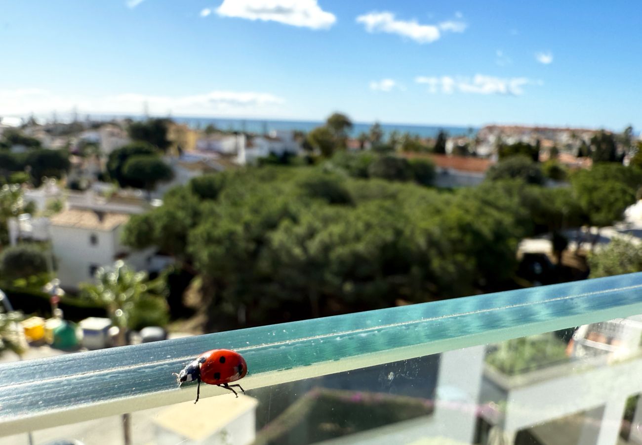 Apartamento en Mijas Costa - Apartamento en planta alta | Vistas al mar y piscina preciosas