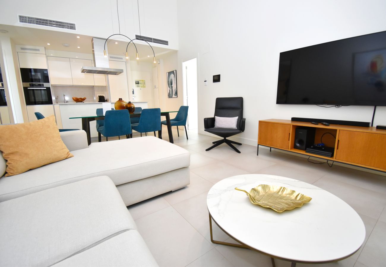 Apartamento en Mijas Costa - Apartamento en planta alta | Vistas al mar y piscina preciosas