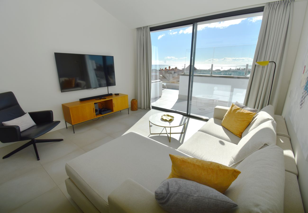 Apartamento en Mijas Costa - Apartamento en planta alta | Vistas al mar y piscina preciosas