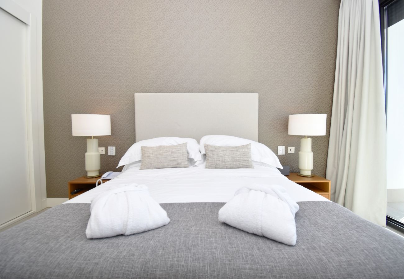Apartamento en Mijas Costa - Apartamento en planta alta | Vistas al mar y piscina preciosas