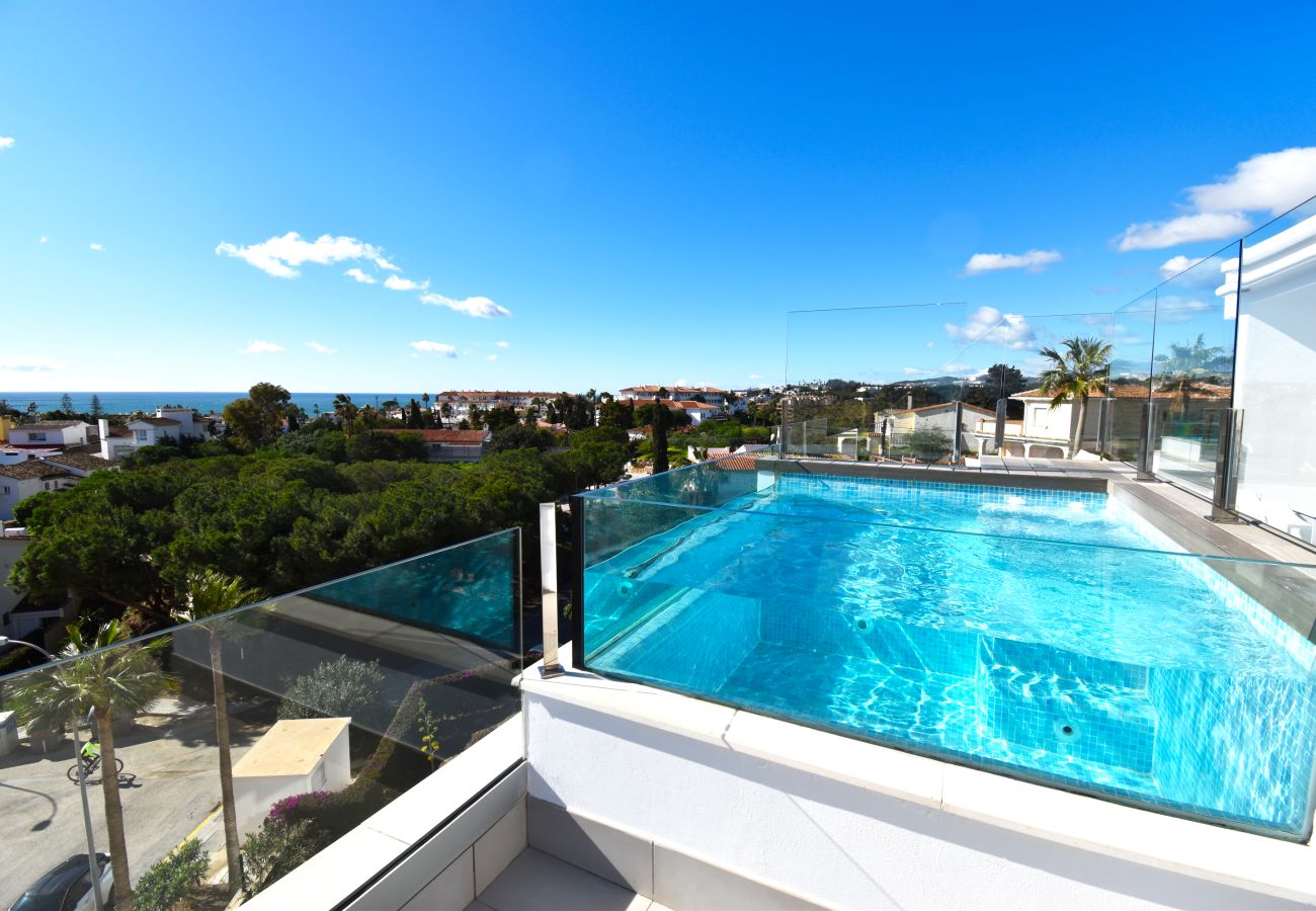Apartamento en Mijas Costa - Apartamento en planta alta | Vistas al mar y piscina preciosas