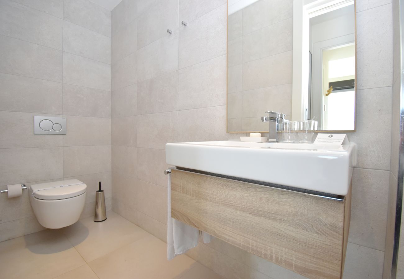 Apartamento en Mijas Costa - Apartamento en planta alta | Vistas al mar y piscina preciosas