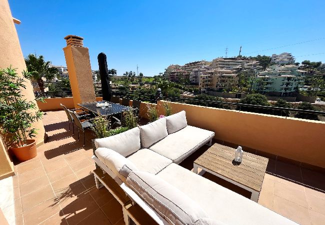 Apartment in Mijas Costa - 3 Bed Penthouse Duplex – Frontline Golf & Sea Views - by Mediterra Rentals  Apartment in Mijas Costa - 3 Bed Penthouse Duplex – Frontline Golf & Sea Views - by Mediterra Rentals