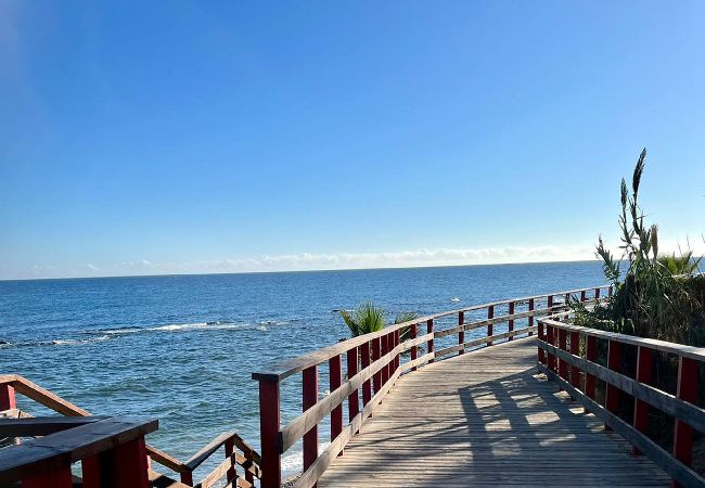 Terraced House in Mijas Costa - Calahonda Beach House – Walk to Shops, Pool, Garden & Parking - by Mediterra Rentals  Terraced House in Mijas Costa - Calahonda Beach House – Walk to Shops, Pool, Garden & Parking - by Mediterra Rentals