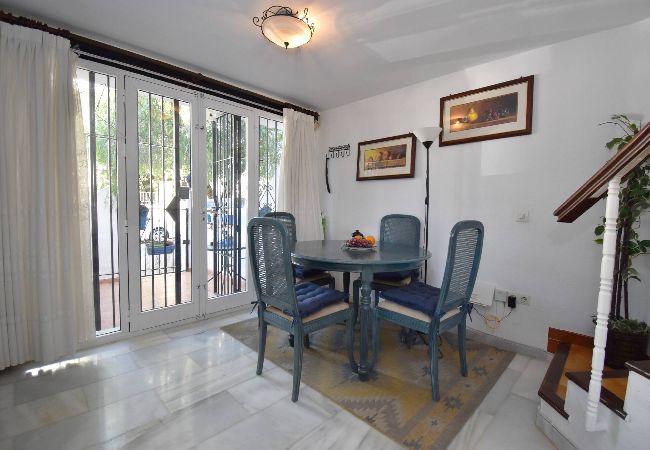 Terraced House in Mijas Costa - Calahonda Beach House – Walk to Shops, Pool, Garden & Parking - by Mediterra Rentals  Terraced House in Mijas Costa - Calahonda Beach House – Walk to Shops, Pool, Garden & Parking - by Mediterra Rentals