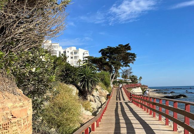 Terraced House in Mijas Costa - Calahonda Beach House – Walk to Shops, Pool, Garden & Parking - by Mediterra Rentals  Terraced House in Mijas Costa - Calahonda Beach House – Walk to Shops, Pool, Garden & Parking - by Mediterra Rentals